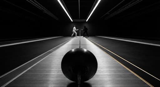 Epee fencing training